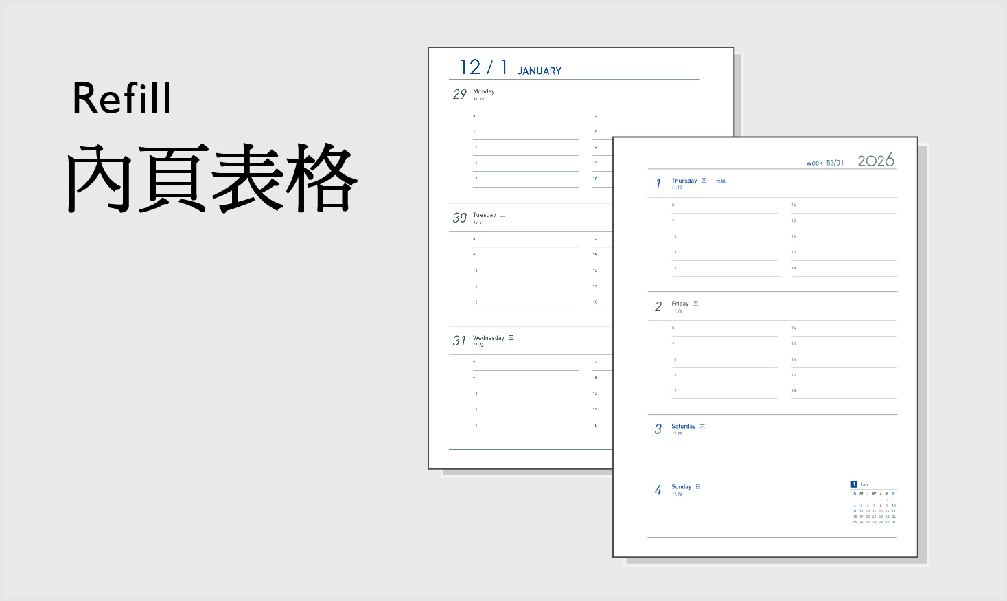 內頁表格